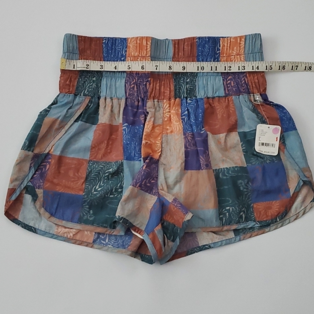 NWT Free People Movement The Way Home Shorts in Cobalt Combo - Picture 6 of 11